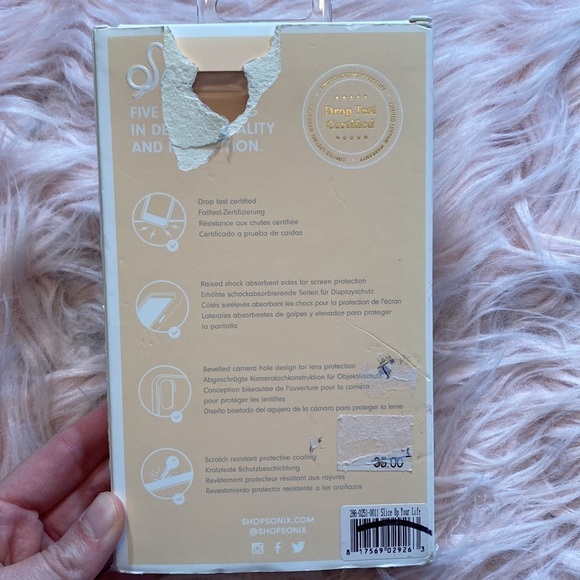 NWT SONIX Pizza IPhone XR Clear Phone Case - Picture 4 of 4